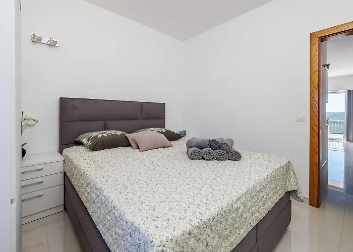 Lägenhet Faszinierendes Mit Grillbereich, Meerblick, Parkplatz, Waschmaschine *